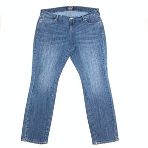 Old Navy Womens 18 The Flirt High Rise Blue Jeans